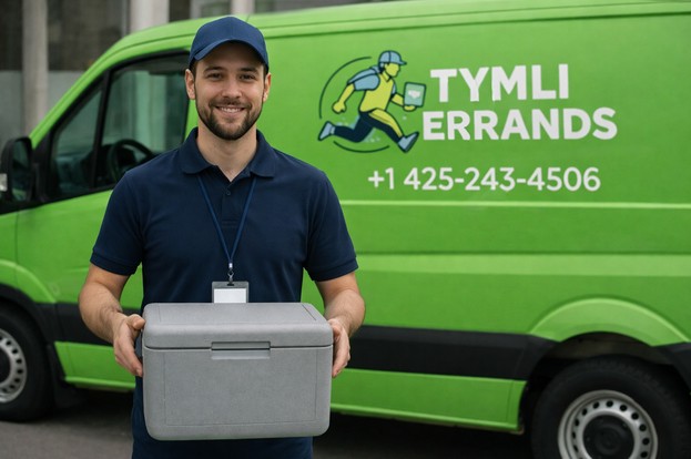 Professional medical courier team Seattle HIPAA trained drivers