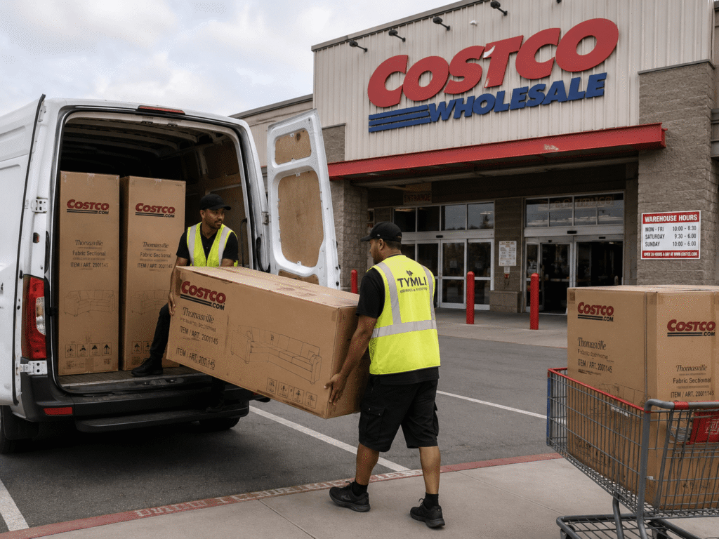 Costco sectional sofa delivery Seattle