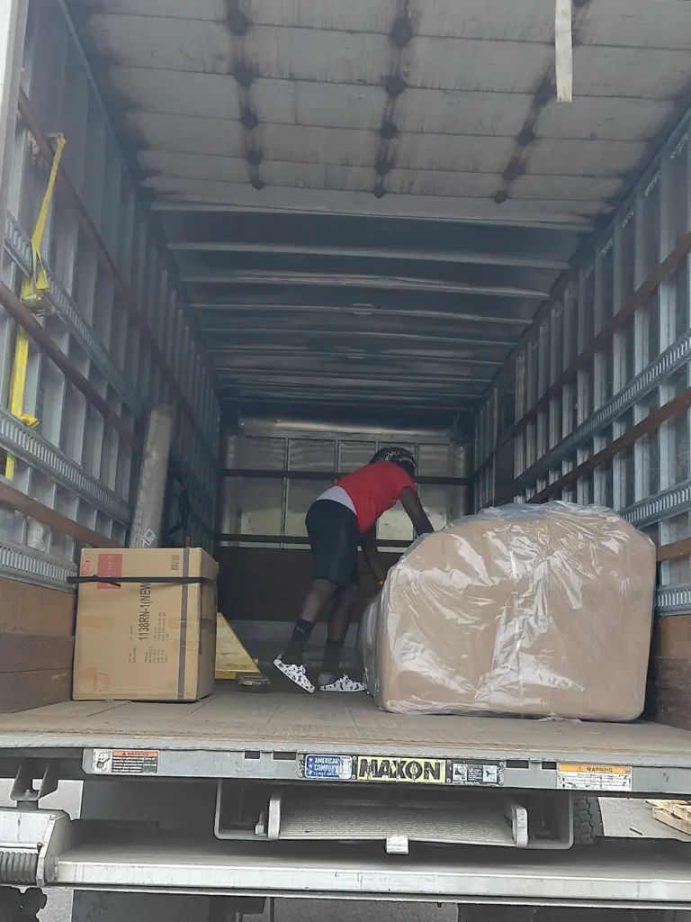 Couch and desk pickup at Old Cannery Furniture Warehouse in Sumner for delivery near JBLM